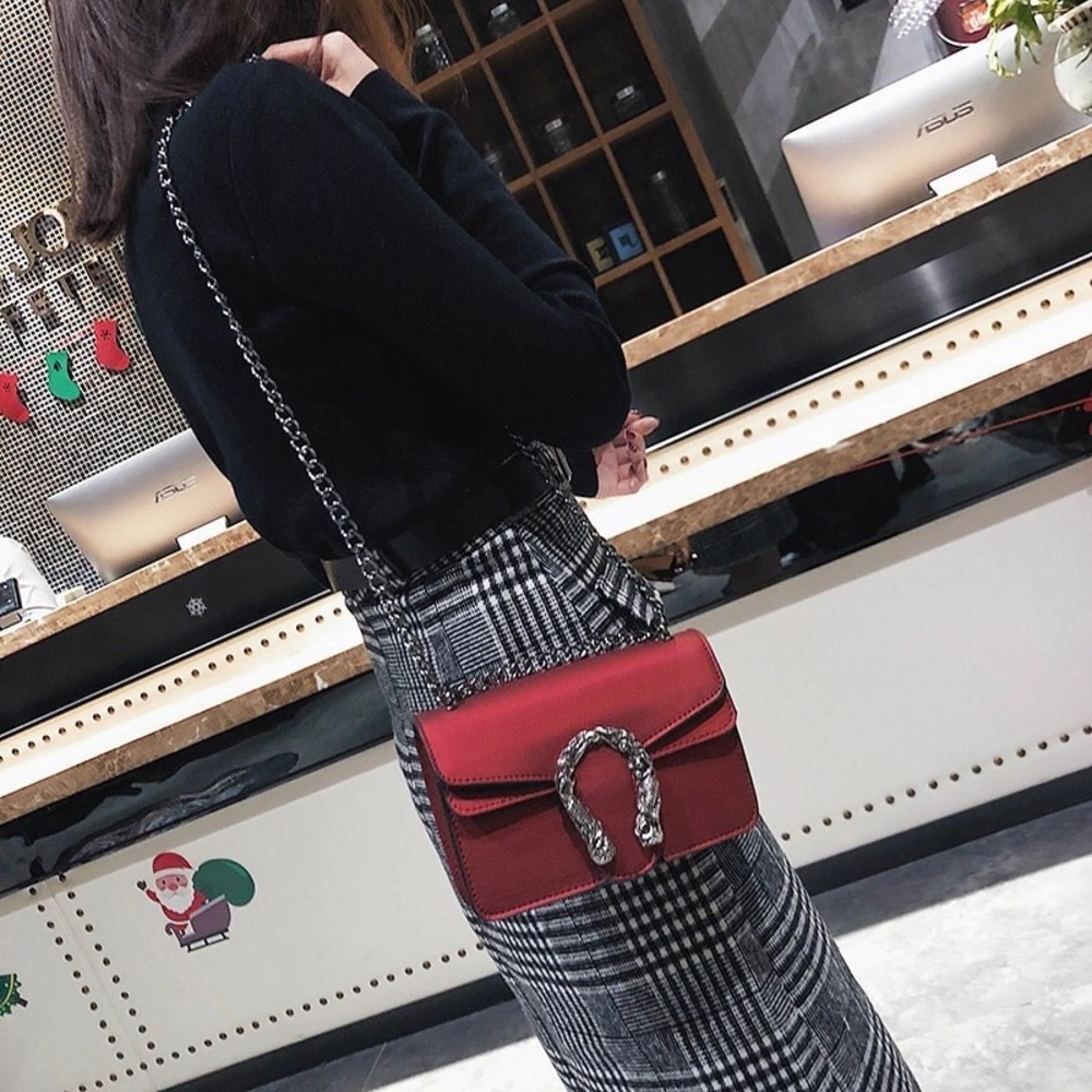 Crossbody Bag Handbag Luxury Chain Shoulder Flap - Picture 6 of 8